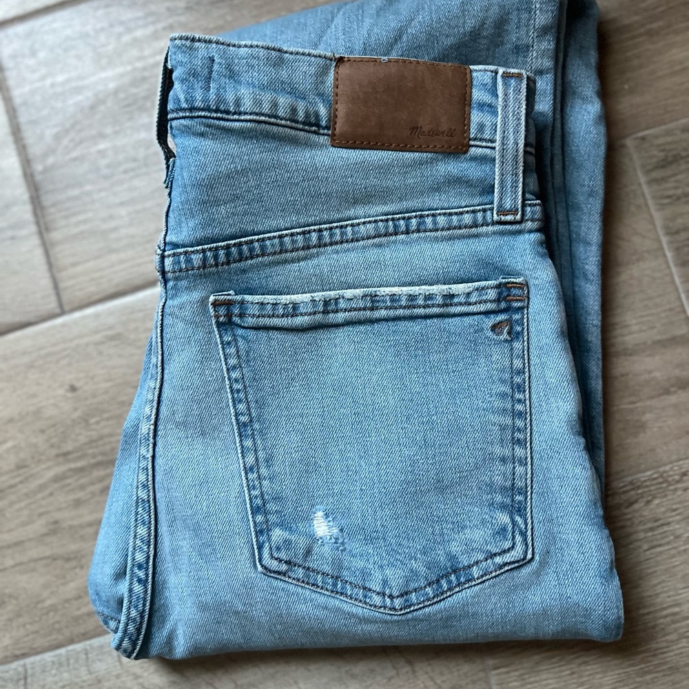 Madewell Distressed Straight Jeans